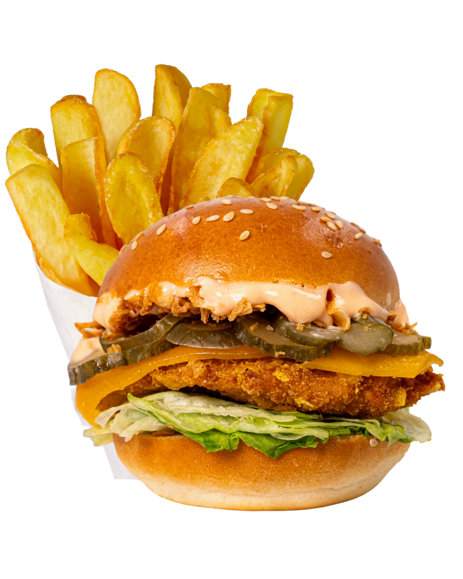 Chrokant Burger + Cartofi — Chrokant Arad