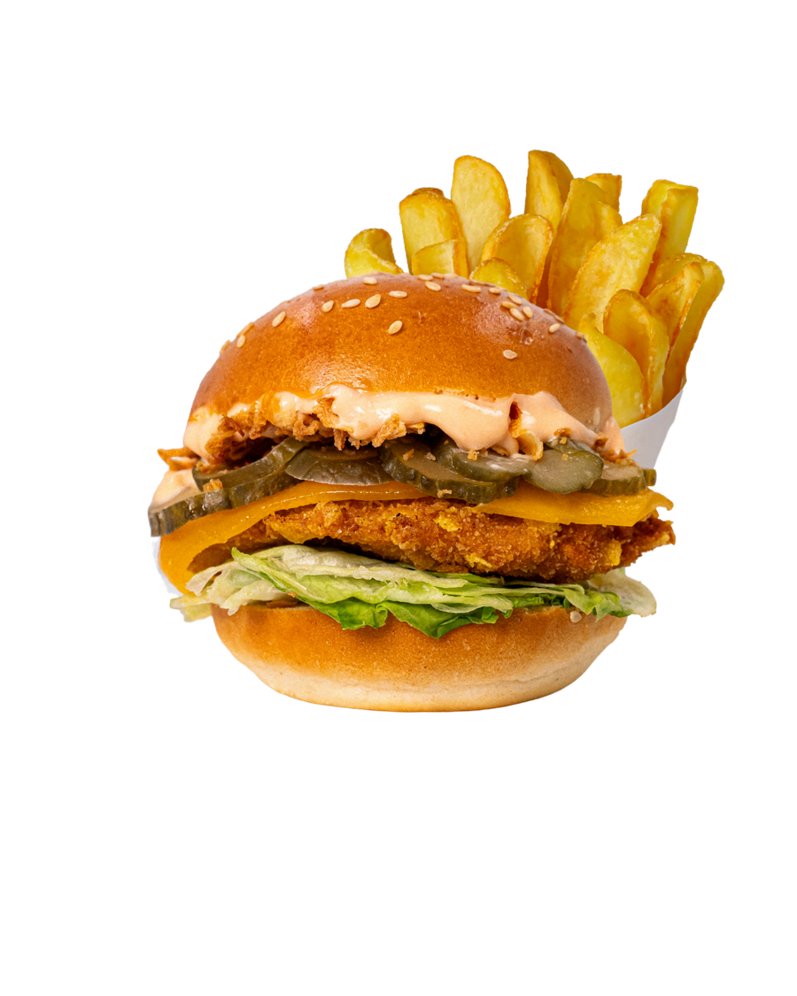 Mini Burger + Cartofi — Chrokant Arad