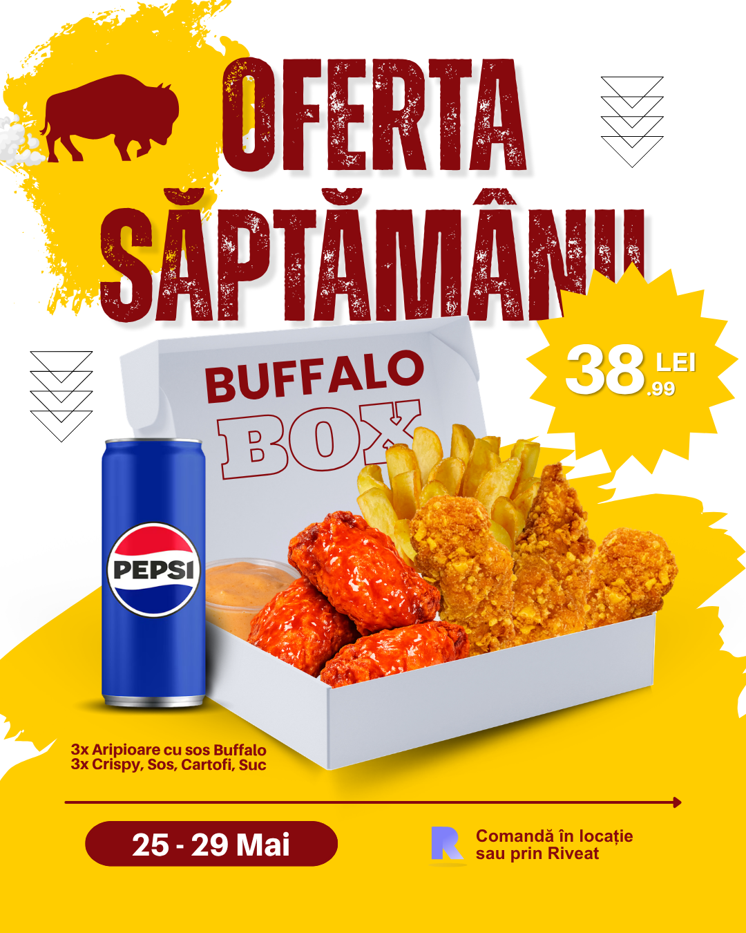 Buffalo Box — 38.99 LEI